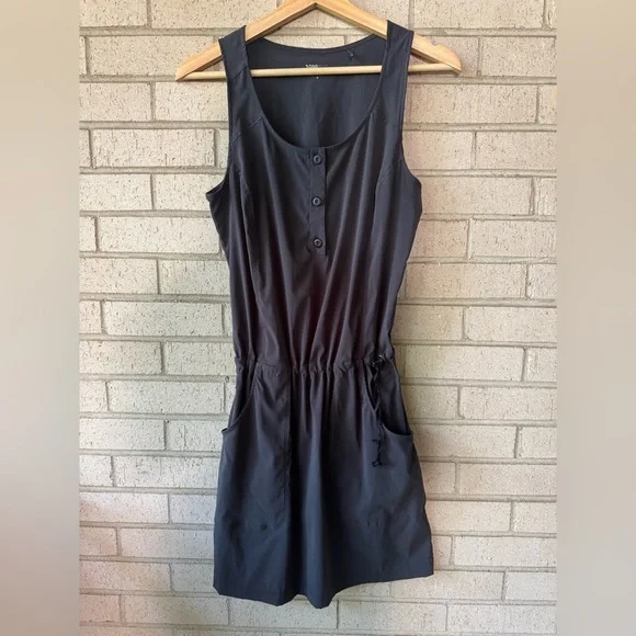 Toad&Co Women's Black Sleeveless Athletic/Performance Dress - Picture 2 of 5